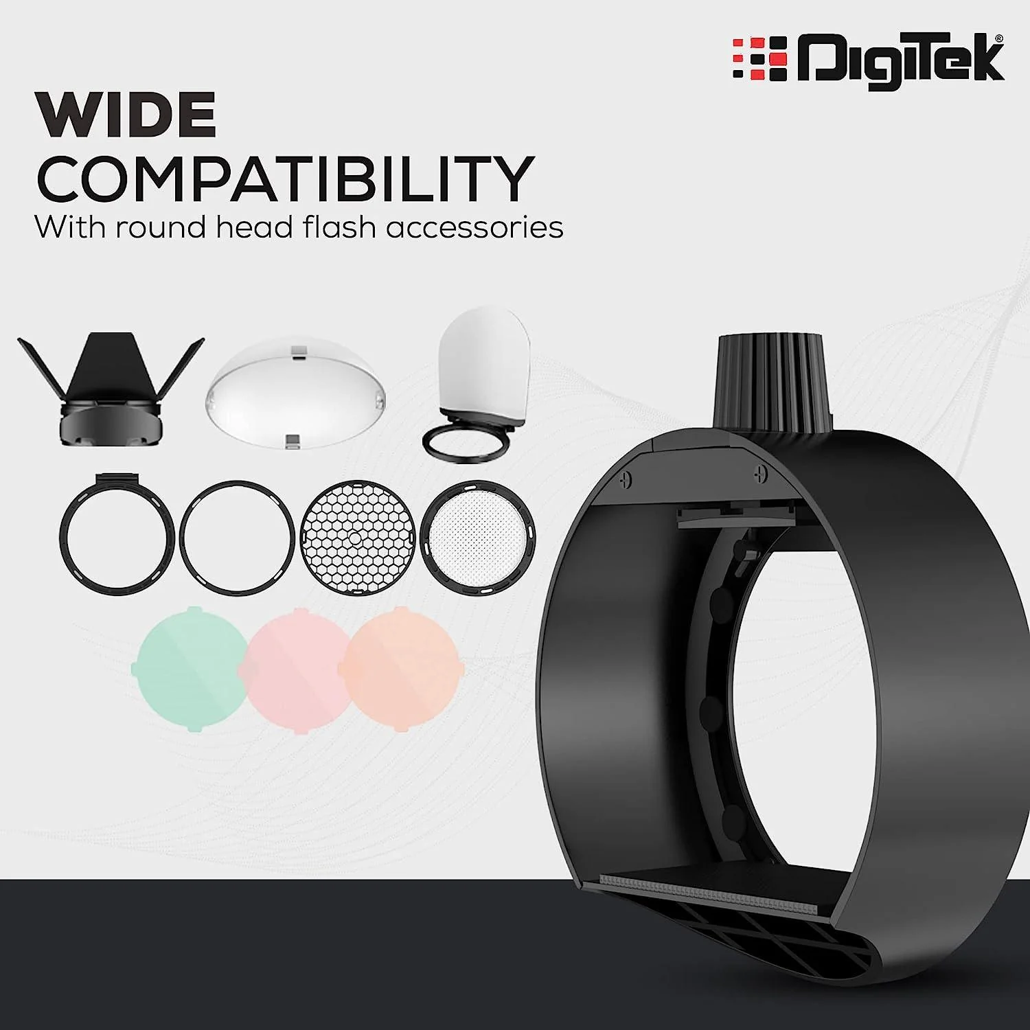 Digitek (DSR-001) Adapter for Round Head Speedlite Accessory. - Image 5