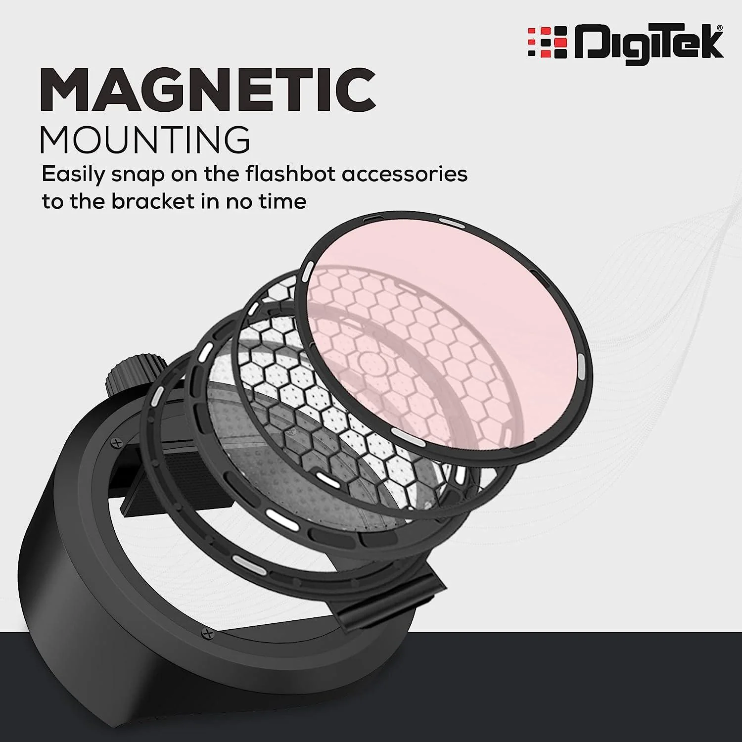 Digitek (DSR-001) Adapter for Round Head Speedlite Accessory. - Image 6