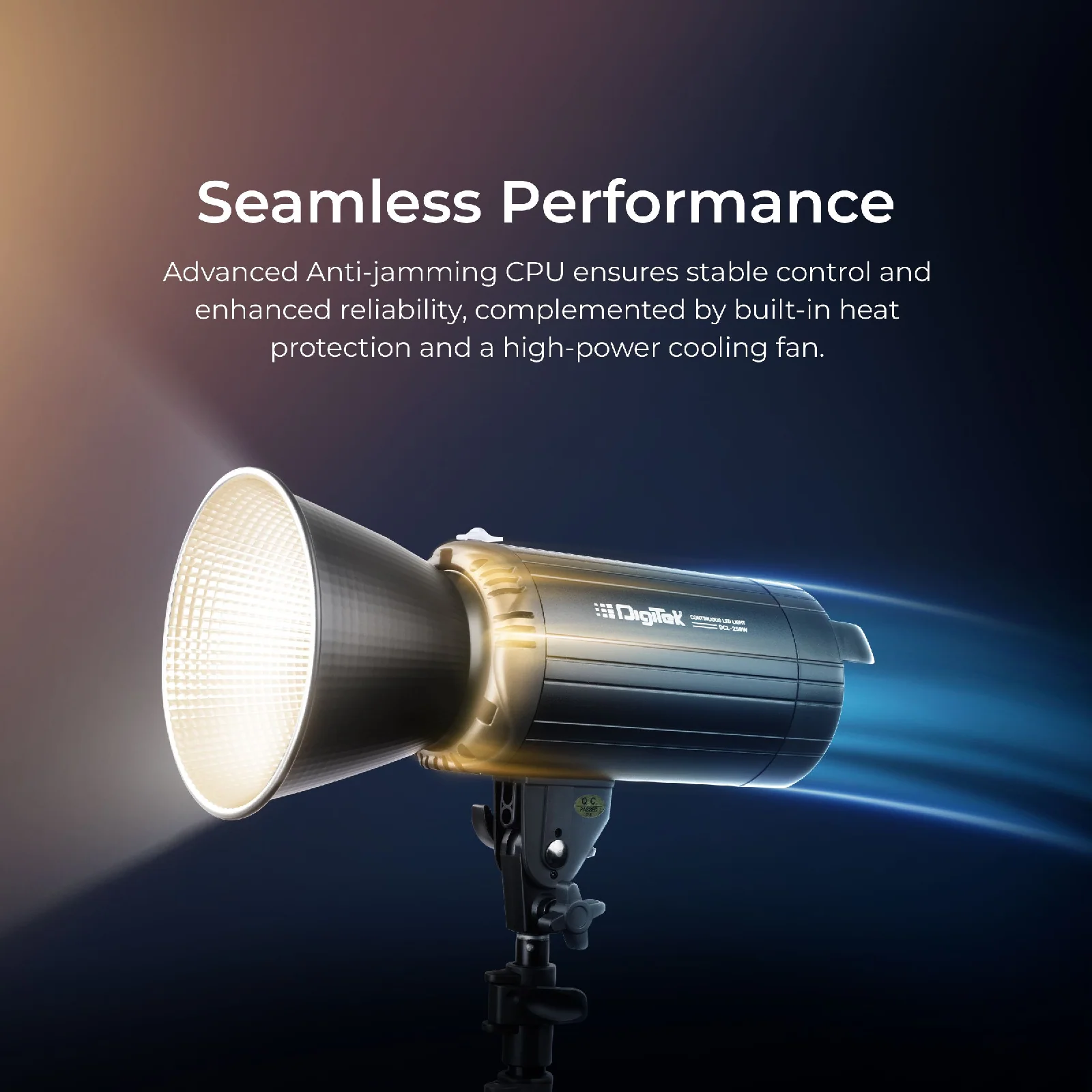 Digitek Lite (DCL-250 WBC) Combo BI Color Continuous LED  Light Suitable for All Kinds of Small Production Photography / Power Saving & Environment Protection - Image 7
