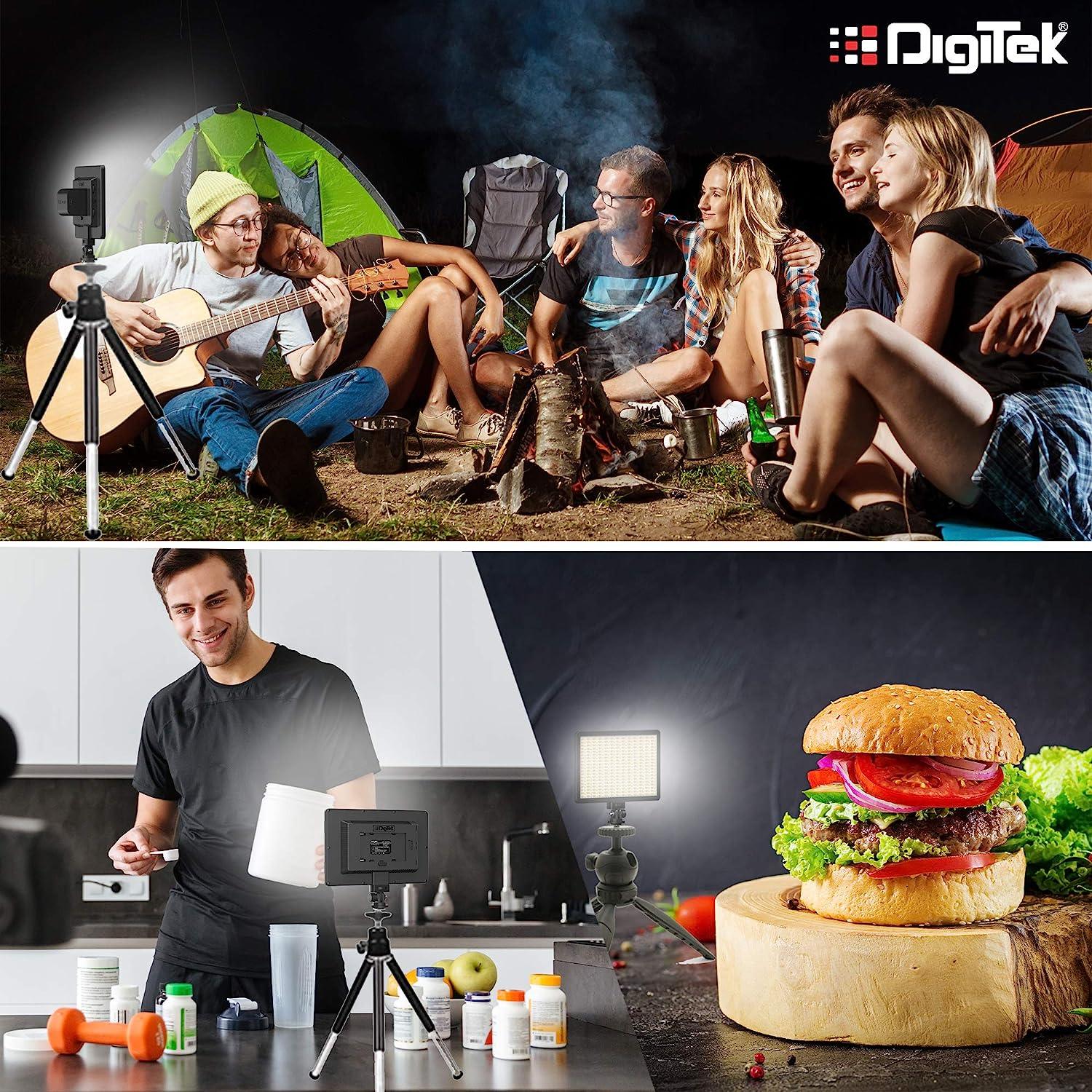 Digitek Bi-color LED D520WB Video Light & NP-750 Li-ion Battery with Micro USB Charging (LED D520WB COMBO) - Image 7