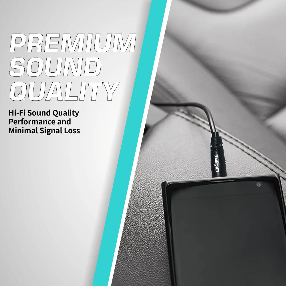 Digitek AUX Cable 1.5m DC 1.5M AUX for Smartphone (Colour May Vary) - Image 4