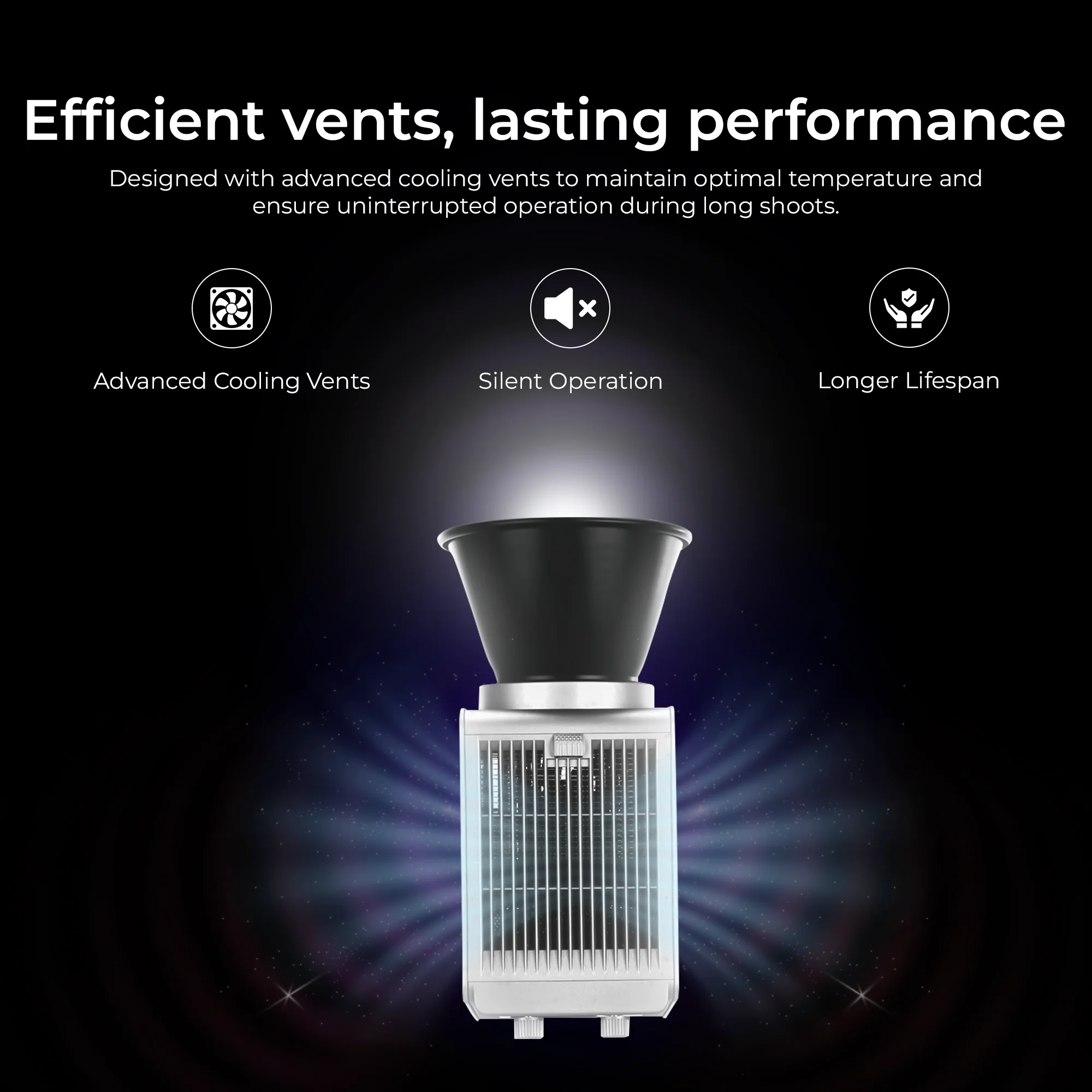 Digitek (DCL 100WBC RGB) 100W LED Video Light with Mini Bowens, Reflector, CRI 97+, 2700-6500K, 13000LM, App Control, 4500mAh Battery, 1/4 Mount, 20 FX Modes, for Indoor and Outdoor Shoots - Image 3