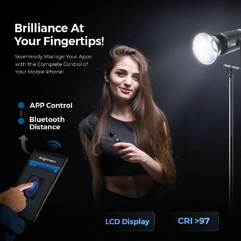 Digitek (DCL-400 WBC Combo) Continuous Light. Built with Solid Aluminium Alloy Frame. The Light has a Bi- Color 2700-6500K + 200 Output and a High CRI Rating - Image 9