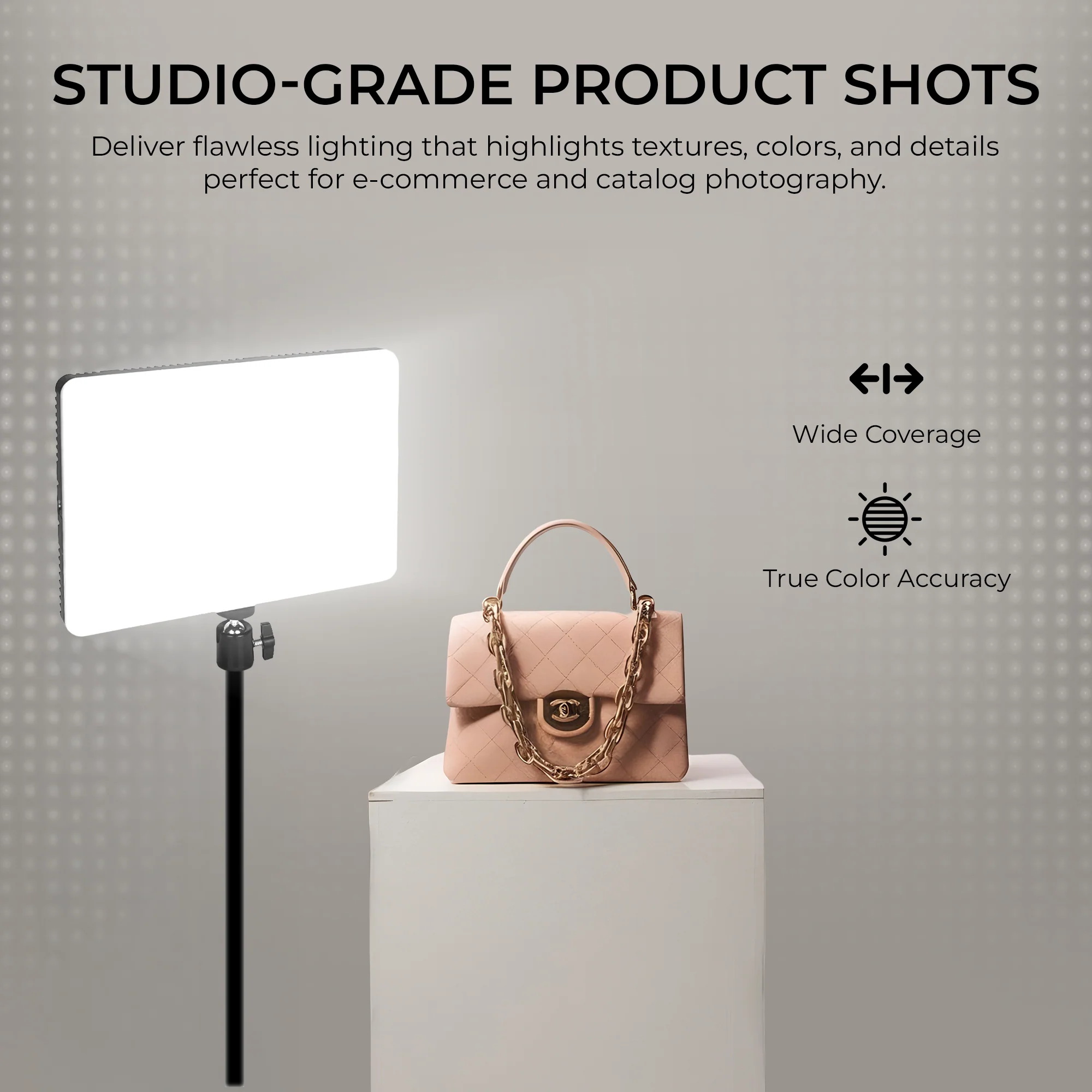 Digitek (DPL 011) Ultra Slim 40W Bi-Color LED Panel Light, 2700K-6500K Adjustable, 240 LEDs, Dimmable 0-100%, AC Powered with Remote Control, Ideal for Photo & Videography - Image 8