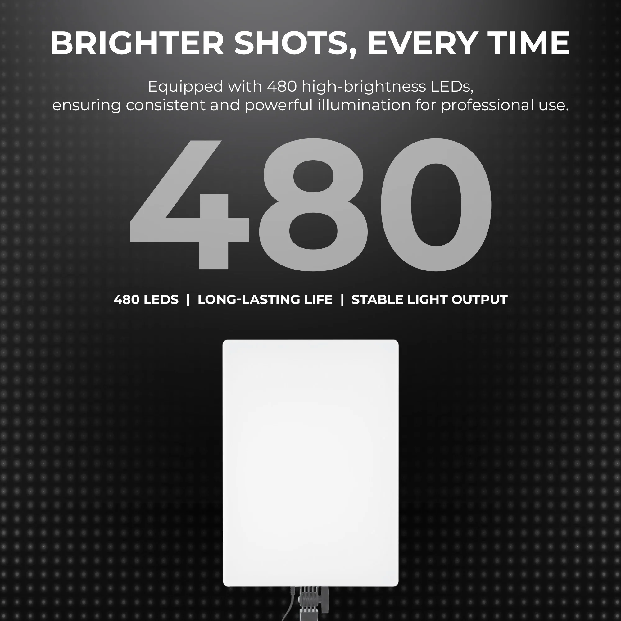 Digitek (DPL 19) Ultra Slim Bi-Color 80W LED Panel Light, 2700K-6500K, 480 LEDs, 180° Rotation, Dimmable, Remote Control, ABS Body for Studio & Content Creation - Image 5
