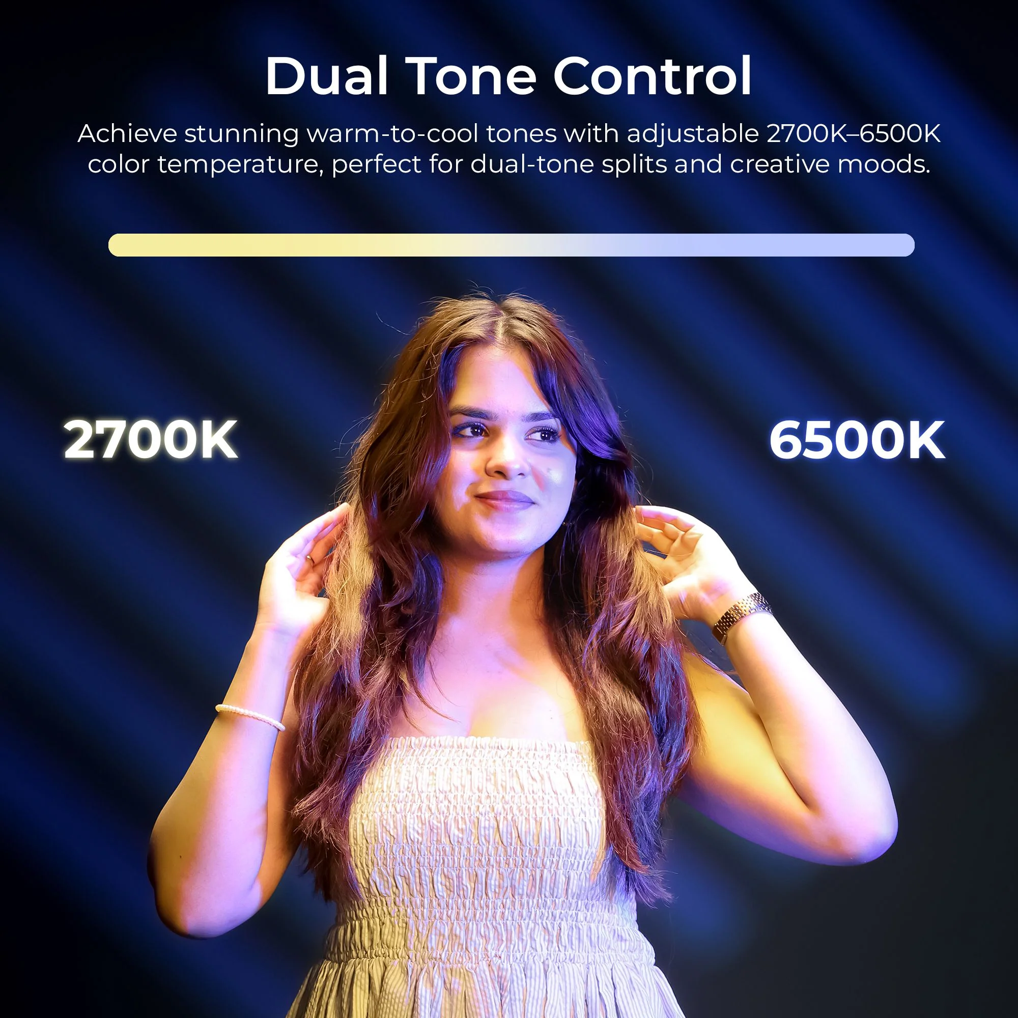 Digitek (DS 30 WTP) 30W Optical Snoot Zoom Gobo Projector, 12 Special Effects, 3900 Lumen, 3000mAh Battery, Dual Temp 2700K-6500K, 15 GOBOs and 5 Color Films, CRI ≥96, For Photo & Videography - Image 3