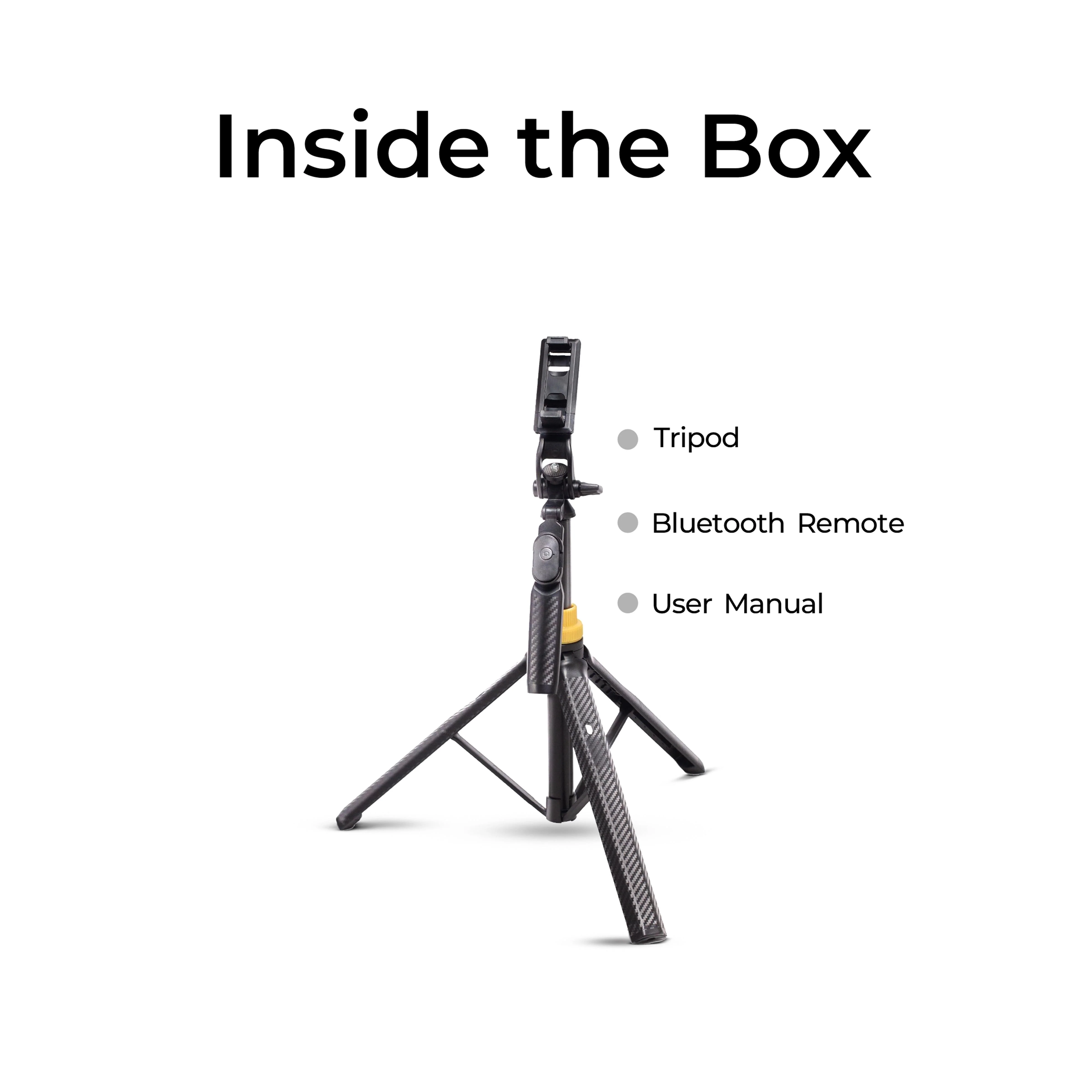 DIGITEK (DTR-555 SS) Foldable Tripod Selfie Stick for Smartphone & Action Cameras with 5.57ft Height, 360° Rotation & 3-Leg Base, 10m Wireless Remote, 7 Section Adjustable, For Android/iPhone & Gopro - Image 3