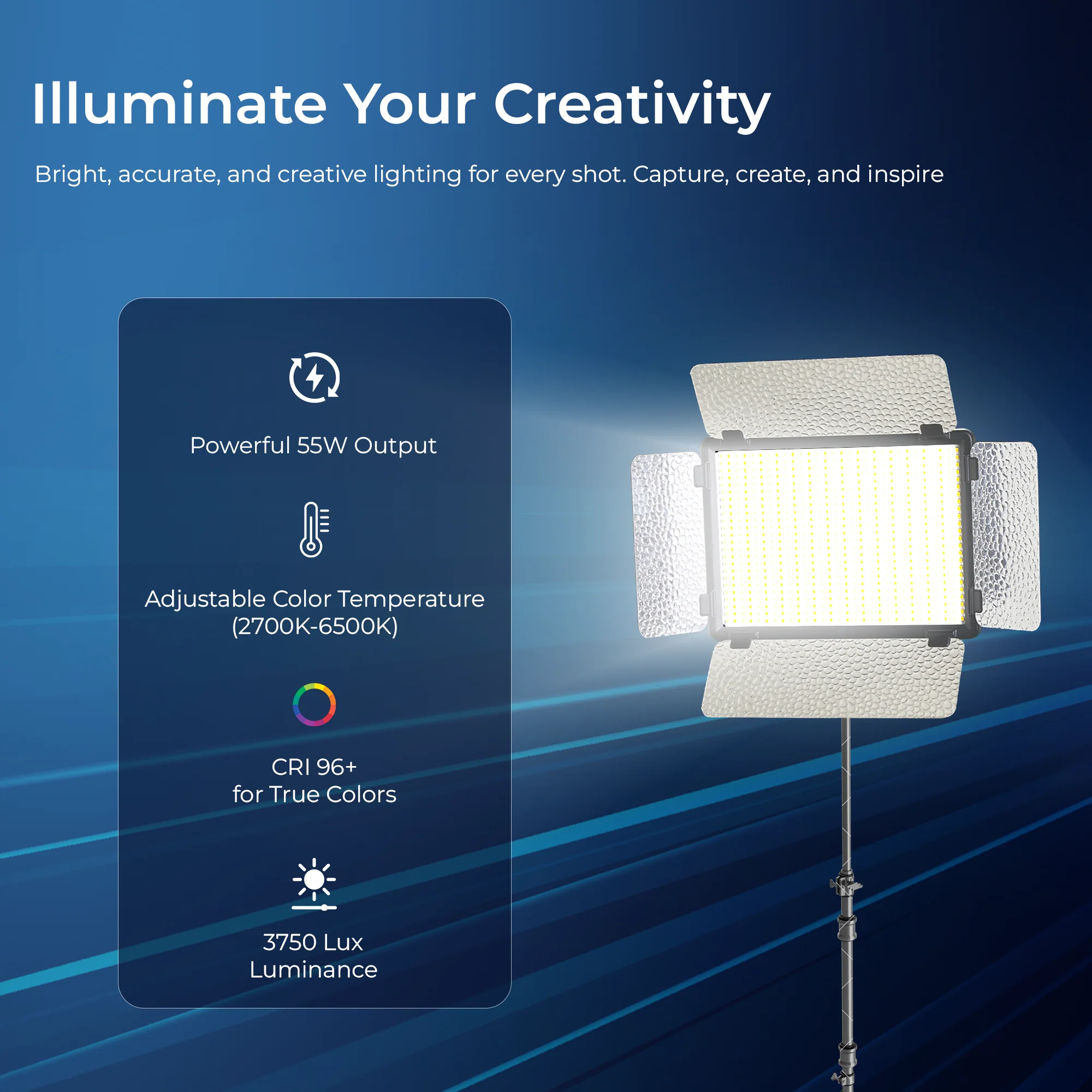Digitek (LED D1120) Professional Portable Led Video Light Panel, Sleek and Easy to Carry Ideal for Wedding Shoot & Outdoor Shoot & More (Battery Not Included) - Image 7