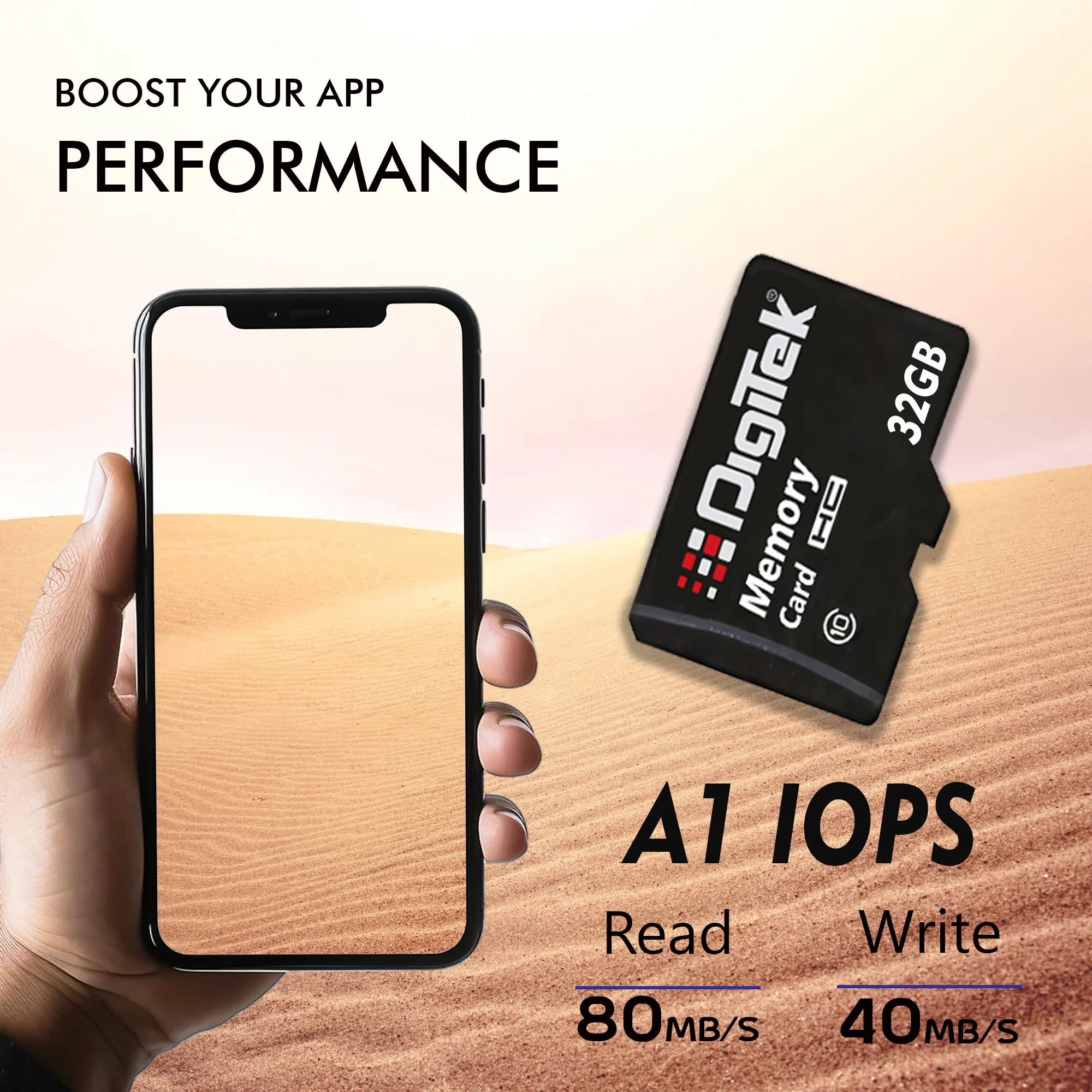 Digitek (DTF 32GB C10) Micro SDHC 32GB UHS-I Memory Card – A1, Class 10, 100MB/s Speed, Waterproof, Shockproof, X-Ray Safe, Ideal for Smartphones, Cameras, CCTV & More - Image 8