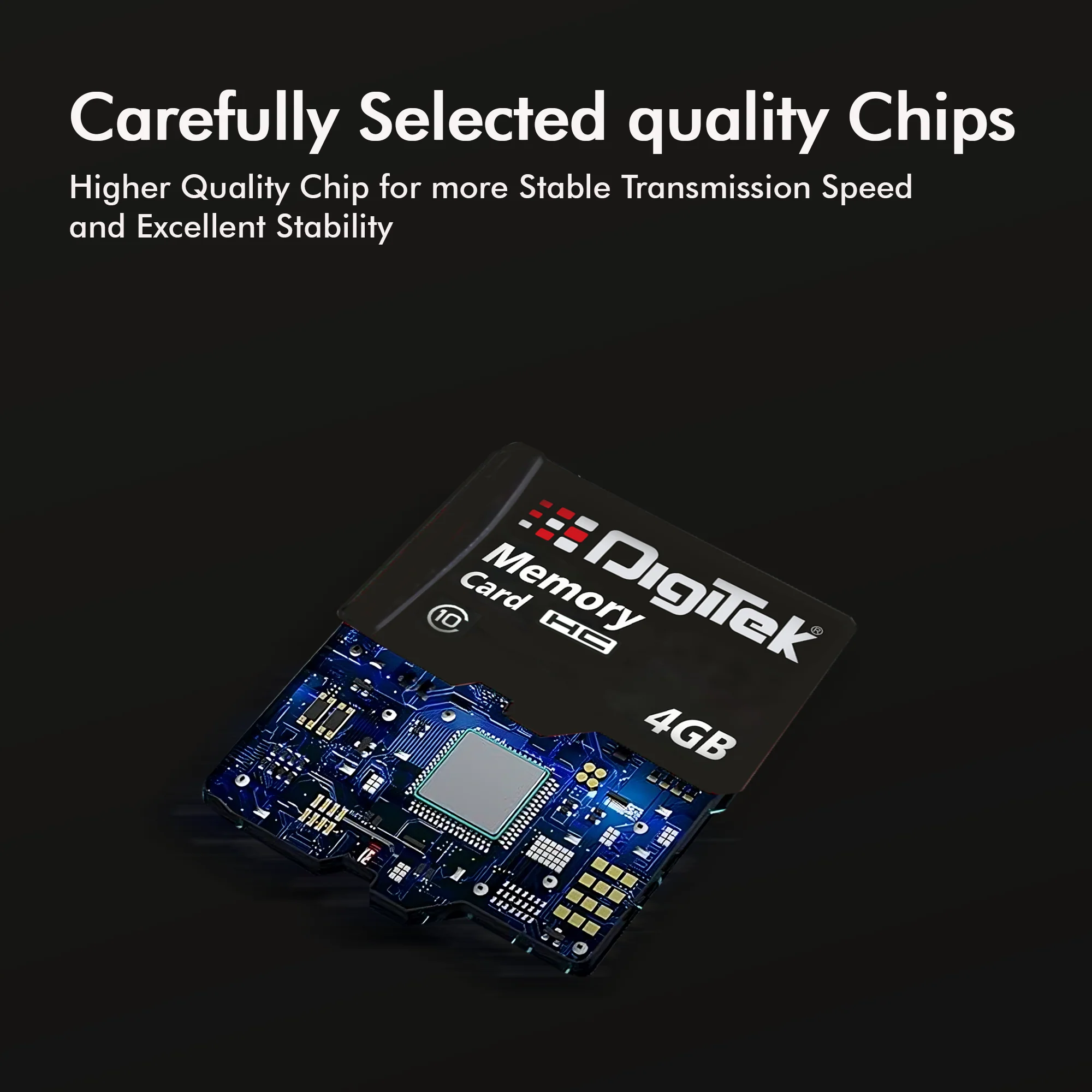 Digitek (DTF 4GB C10) High Speed Micro SDHC 4GB UHS-I Memory Card – A1, Class 10, 100MB/s Speed, Waterproof, Shockproof, X-Ray Safe, Ideal for Smartphones, Cameras, CCTV & More - Image 3