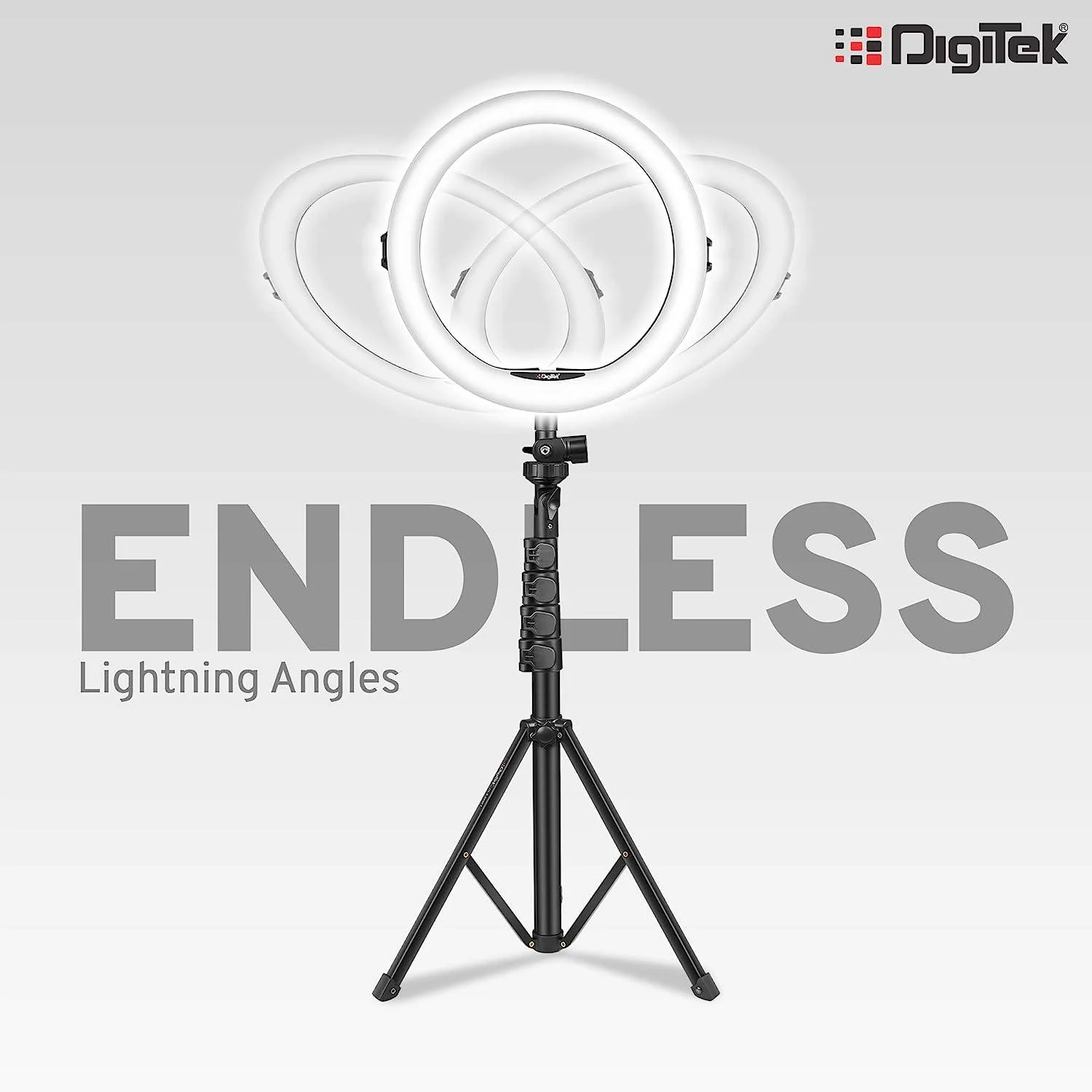 Digitek (DRL 12C) Professional (12 inch) LED Ring Light with Tripod Stand for Mobile Phones & Camera - Image 4