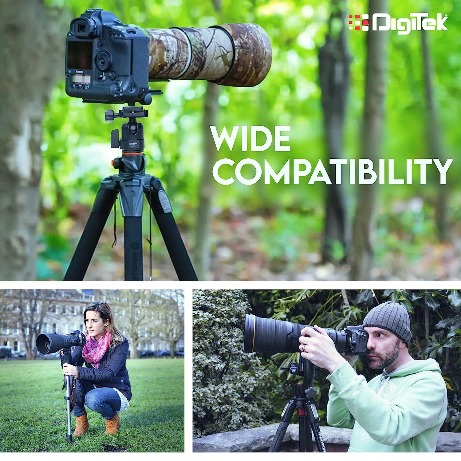 Digitek (DVH-002) Digitek Lightweight Ball Head with Quick Release Plate - Image 6