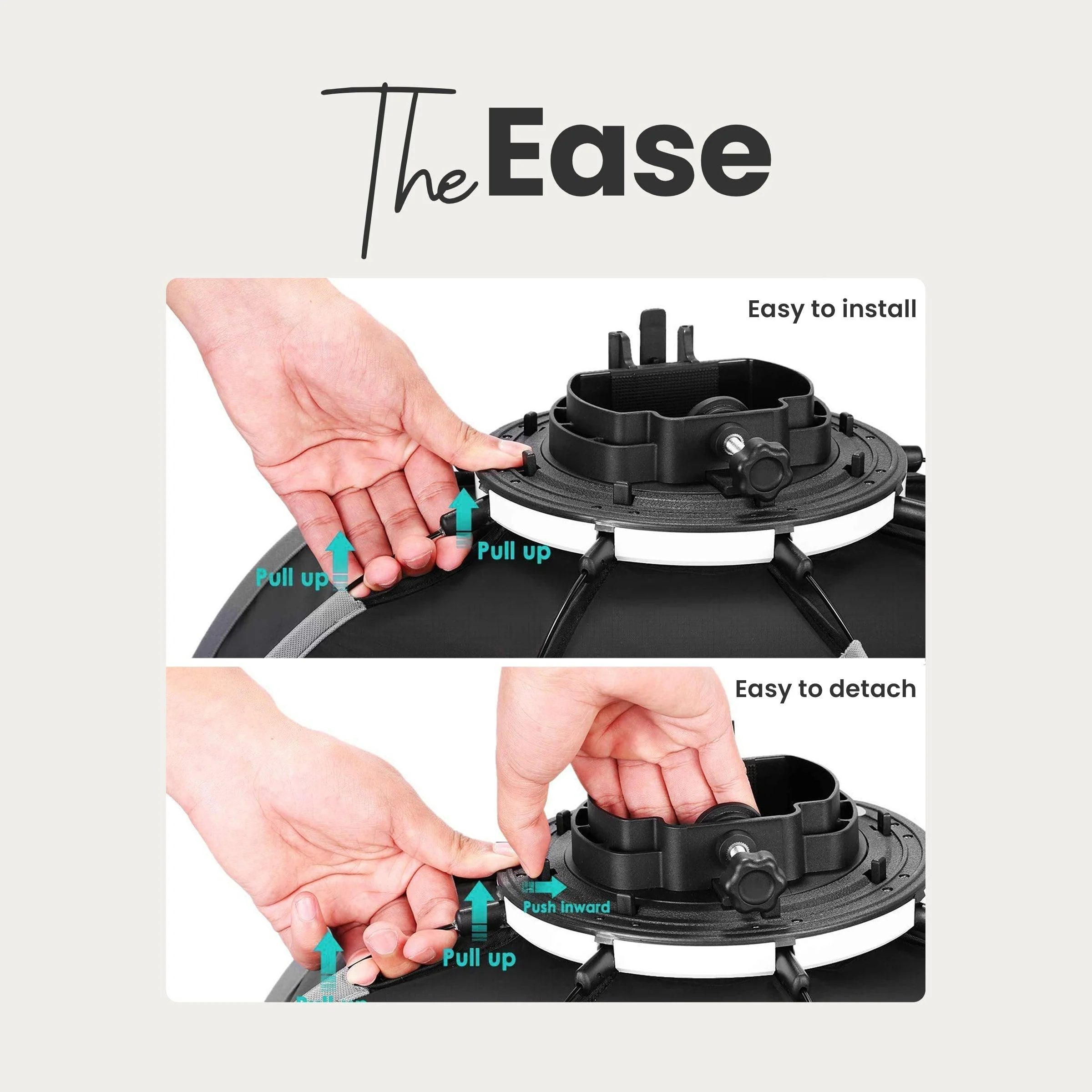 Digitek (DSBH-055) Lightweight & Portable Soft Box Comes with S2 Type Bracket & 2 Diffuser Sheets | Carrying Case | Compatible with All Flash Speedlights - Image 4