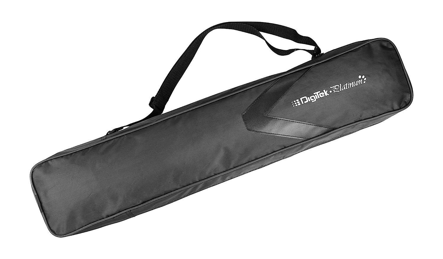 Digitek (DPTR 880 PRO) (165 cm) Platinum Aluminum Light Weight Tripod, with Fluid Video Head, for DSLR & Video Cameras, Maximum Operating Height: 5.90 Feet, Maximum Load : 6 kgs (Black) - Image 9