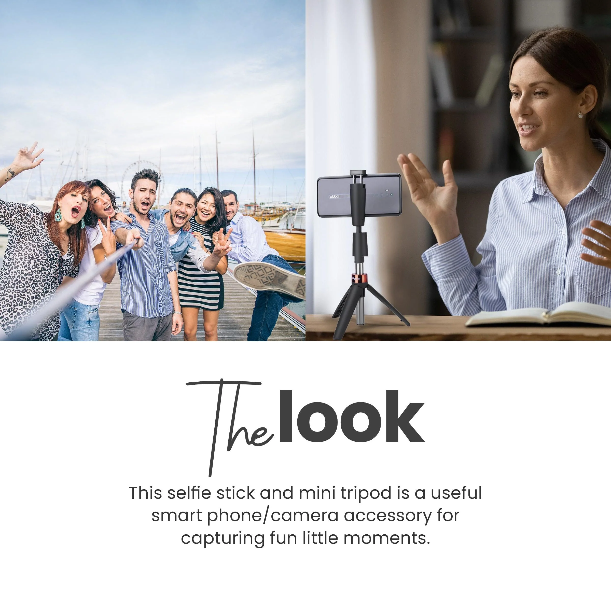 DIGITEK® (DTR-210SS) 68cm Portable Selfie Stick with Wireless Remote, 3 Legs Tripod Base, Rubberized Feet, 1 Kg Max Weight Load, 360° Rotation, Compatible with All Smartphones Photography, Videography - Image 8