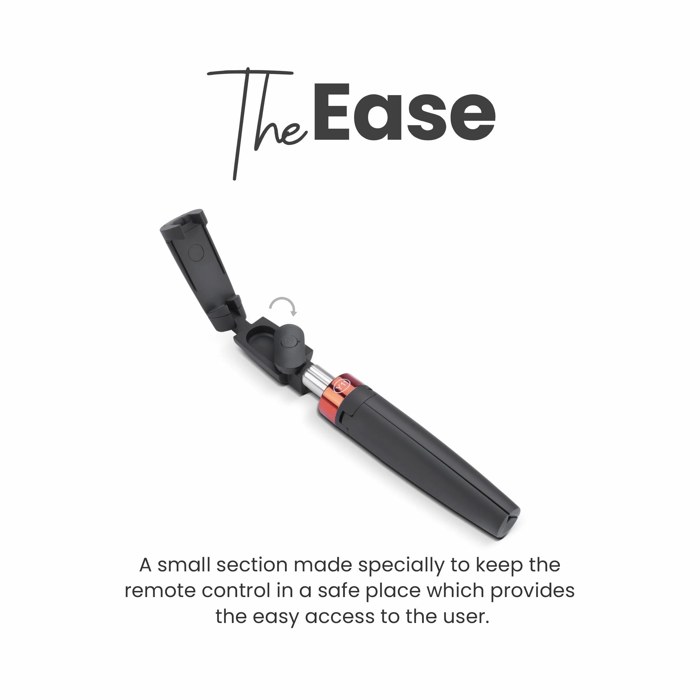 DIGITEK® (DTR-210SS) 68cm Portable Selfie Stick with Wireless Remote, 3 Legs Tripod Base, Rubberized Feet, 1 Kg Max Weight Load, 360° Rotation, Compatible with All Smartphones Photography, Videography - Image 9