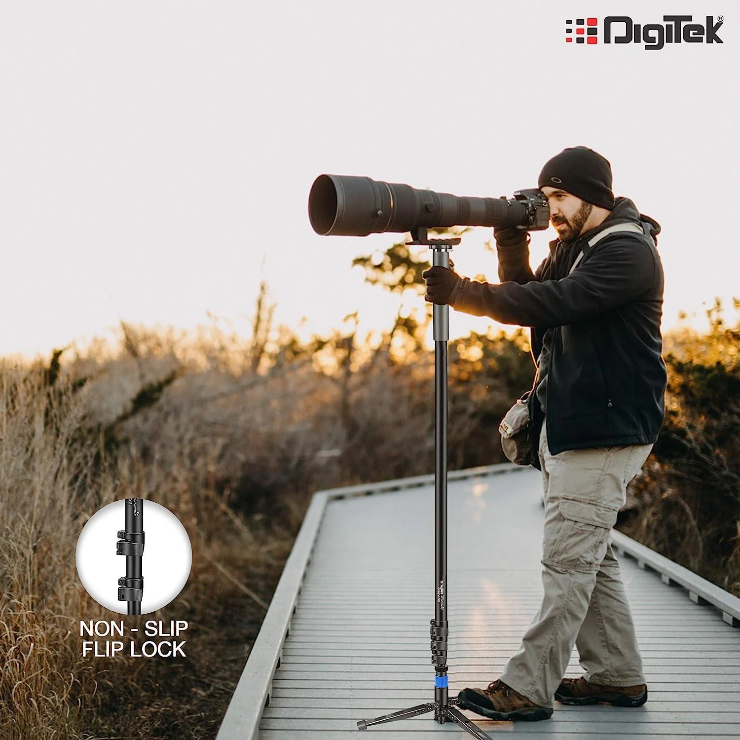 Digitek (DPMP 172B) Professional Ultra Portable Cum Heavy Duty Monopod, Maximum Load : 10kgs - Image 7
