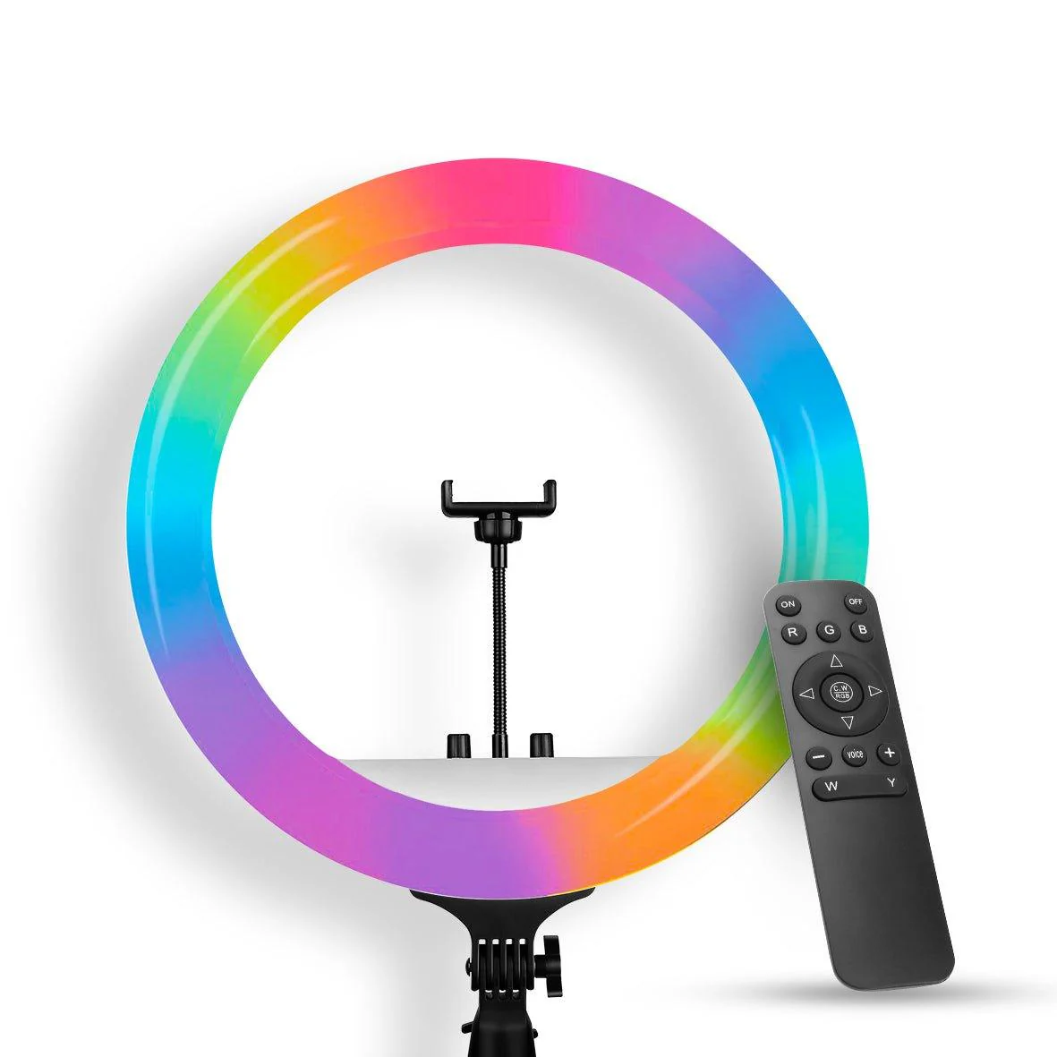 Digitek (DRL-18 RGB) RGB LED Ring Light 46cm for YouTube | Photo-Shoot | Video Shoot | Live Stream | Makeup & Vlogging | Compatible with iPhone/Android Phones & Camera - Image 7