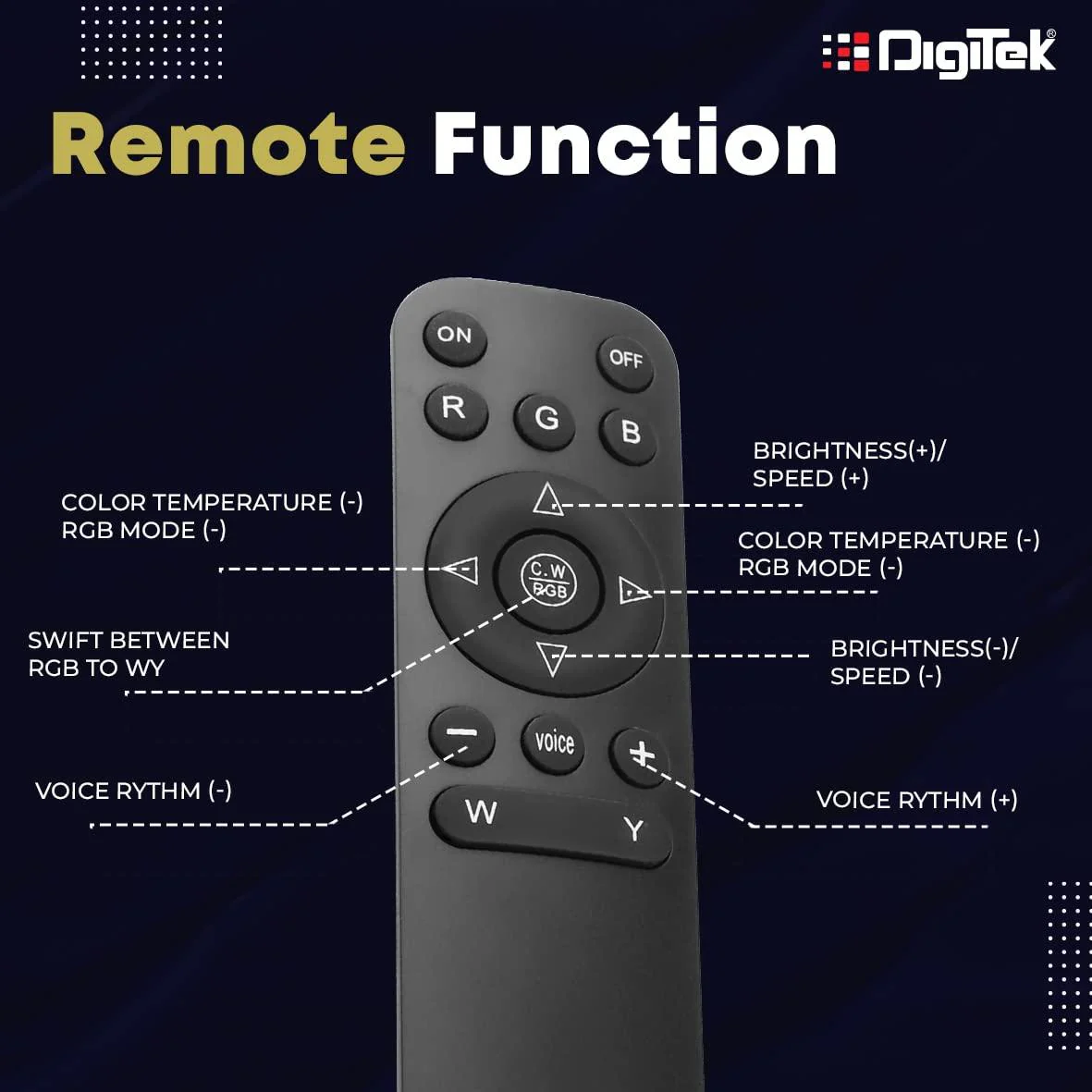 Digitek (DRL-18 RGB) RGB LED Ring Light 46cm for YouTube | Photo-Shoot | Video Shoot | Live Stream | Makeup & Vlogging | Compatible with iPhone/Android Phones & Camera - Image 9