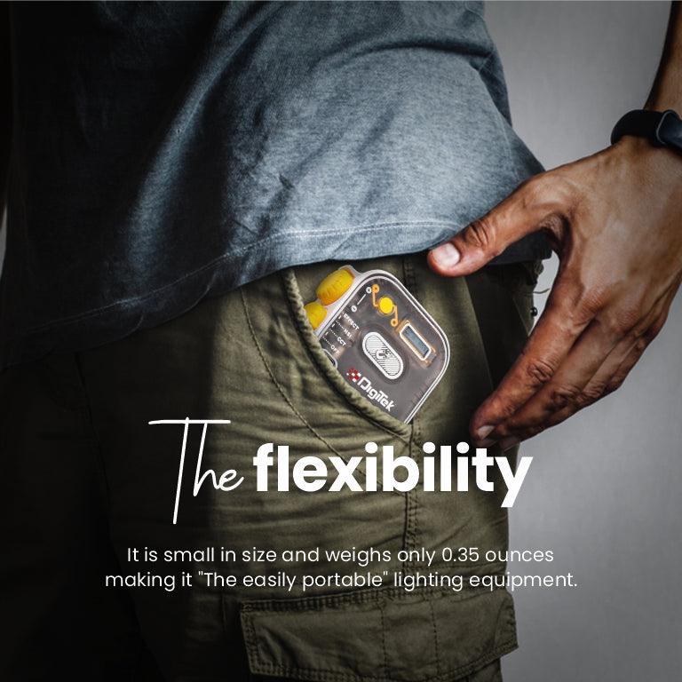 Digitek (LED-D10W) RGB Video, LED Camera Light 360° Full Color Portable Photography Lighting with 3 Cold Shoe, 2000mAh Rechargeable CRI 95+ 2500-9000K Dimmable Panel Lamp Support Magnetic Attraction. - Image 7