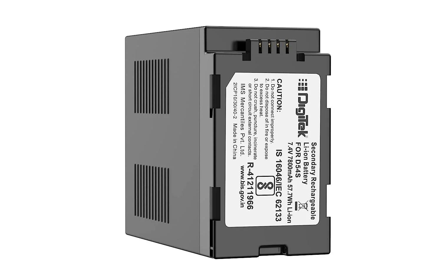 Digitek (D-54S) 7800 mAh 7.4V Secondary Rechargeable Lithium Ion Battery Pack - Image 4