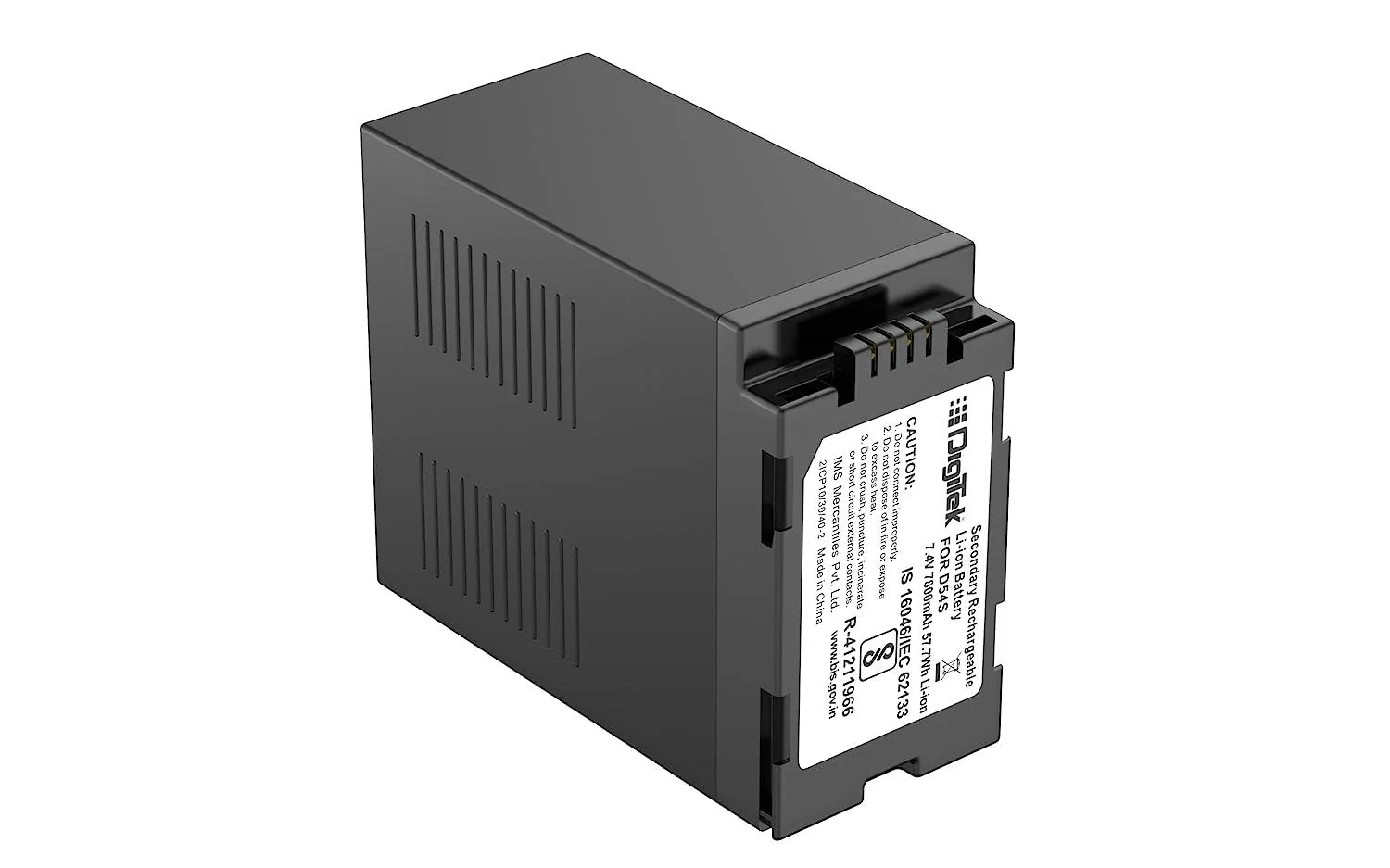 Digitek (D-54S) 7800 mAh 7.4V Secondary Rechargeable Lithium Ion Battery Pack - Image 6