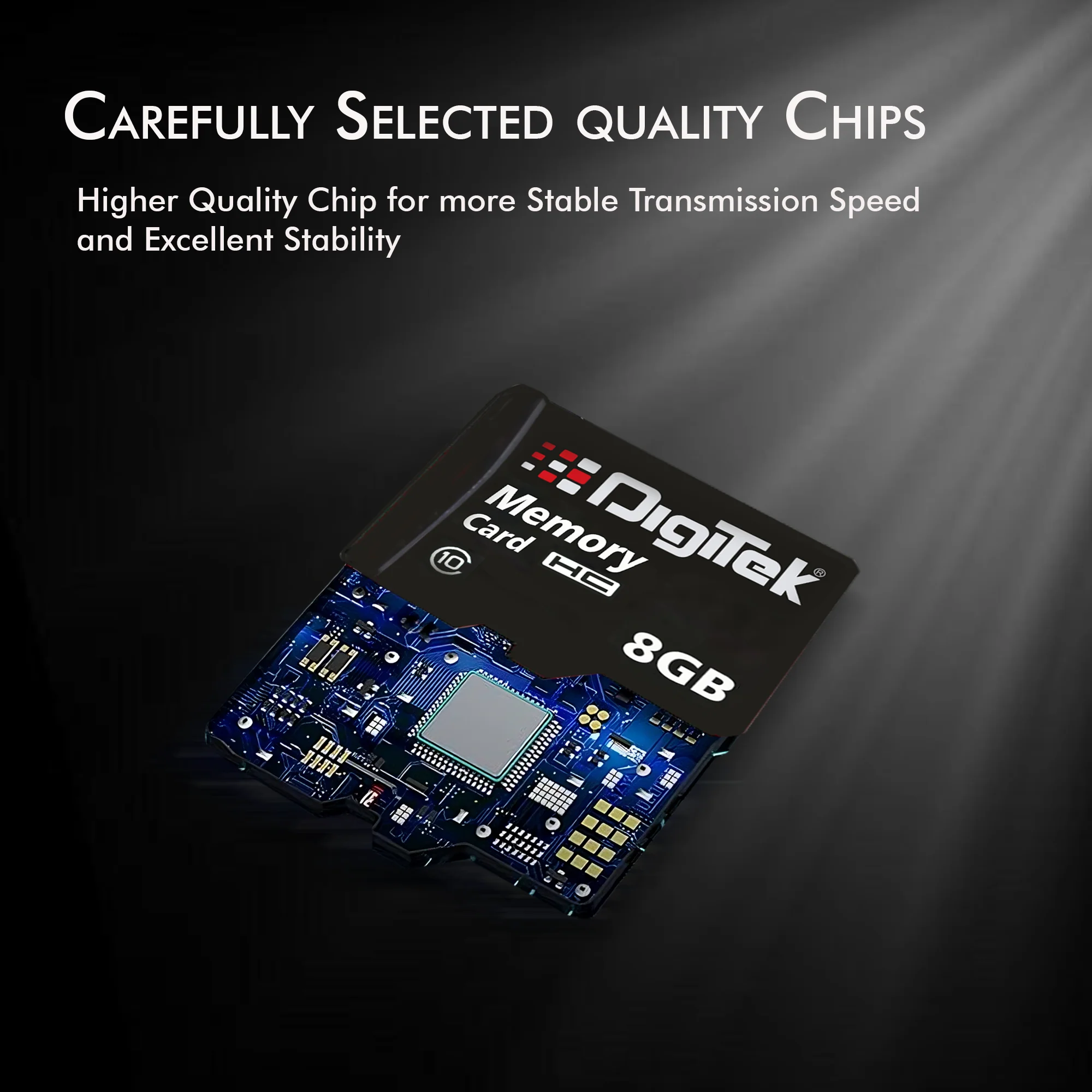 Digitek (DTF 8GB C10) High Speed Micro SDHC 8GB UHS-I Memory Card – A1, Class 10, 100MB/s Speed, Waterproof, Shockproof, X-Ray Safe, Ideal for Smartphones, Cameras, CCTV & More - Image 4