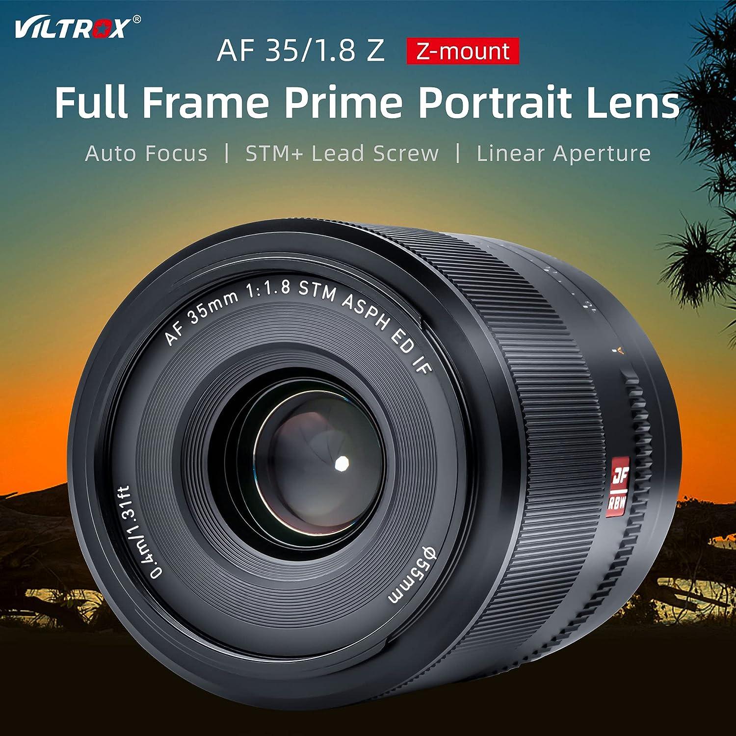VILTROX 35mm f1.8 Nikon z Lens, Full Frame Z Mount Lens for Nikon Zfc Z5 Z6 Z7 II Z50 - Image 3