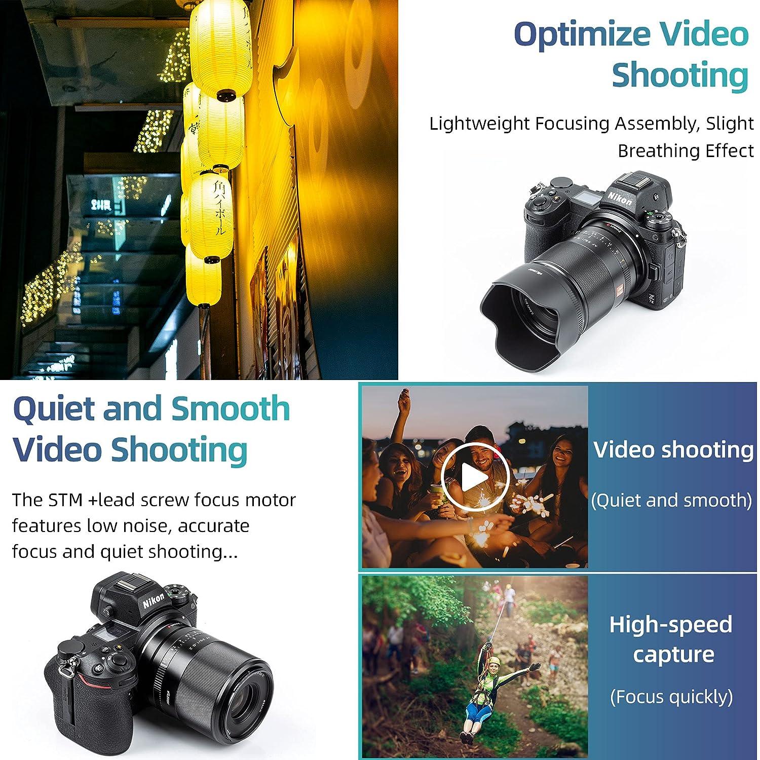 VILTROX 35mm f1.8 Nikon z Lens, Full Frame Z Mount Lens for Nikon Zfc Z5 Z6 Z7 II Z50 - Image 4