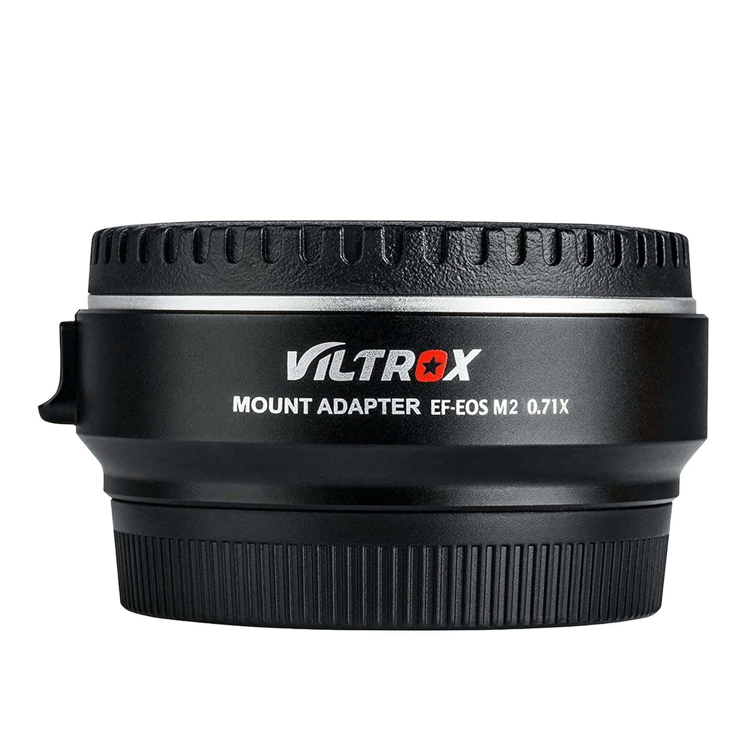 VILTROX EF-EOS M2 Lens Adapter 0.71x Speed Booster for Canon EF Lens to EOS EF-M Mirrorless Camera M3 M5 M6 M10 M50 M100 AF Auto Focus Reducer - Image 7